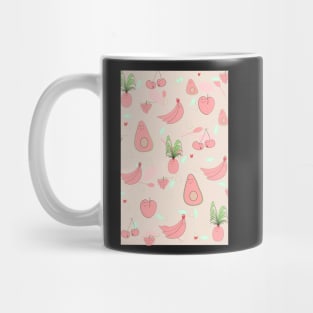 Pink Fruits Mug